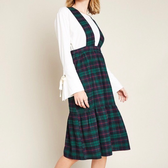 Plaid Jumper Dress - Picture 3 of 3